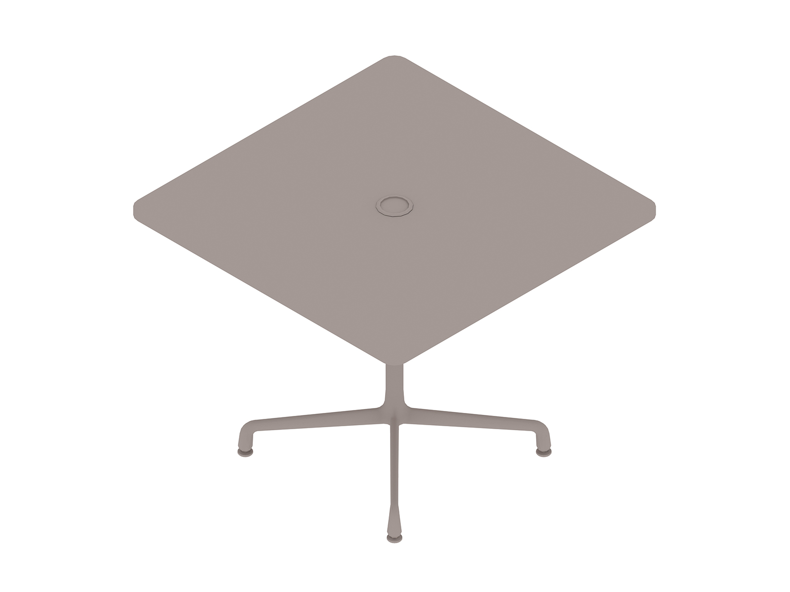 A generic rendering - Eames Table–Square–Universal Base