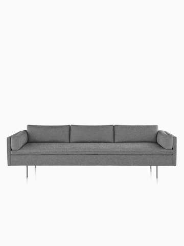 Grey Bolster Sofa.