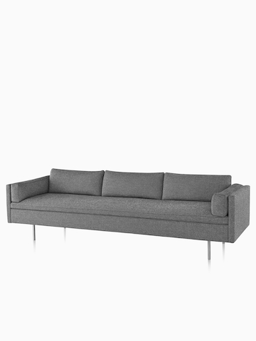 Grey Bolster Sofa. Select to go to the Bolster Sofa Group product page.