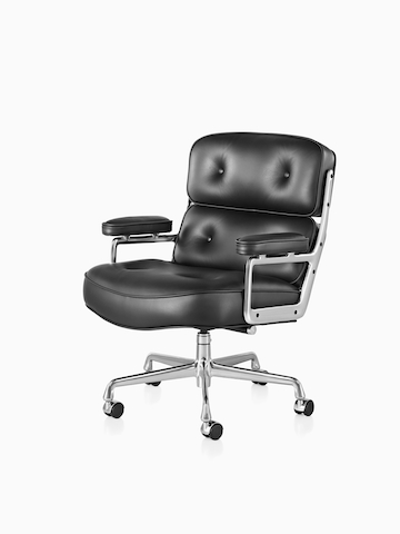 Black Eames Executive Chair. Select to go to the Eames Executive Chairs product page.