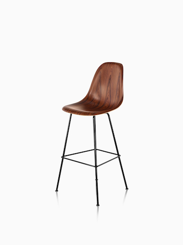 Eames Molded Wood Stool. Select to go to the Eames Molded Wood Stool product page.