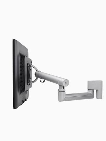 An adjustable Flo Monitor Arm designed for panel-mounted rail systems. Select to go to the Flo Rail Tile Mount product page.