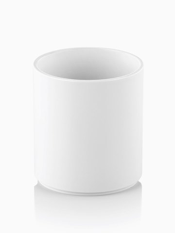 A white Formwork Round Pencil Cup. Select to go to the Formwork Round Pencil Cup product page.
