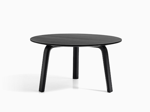 Black Bella Coffee Table, viewed from the front.