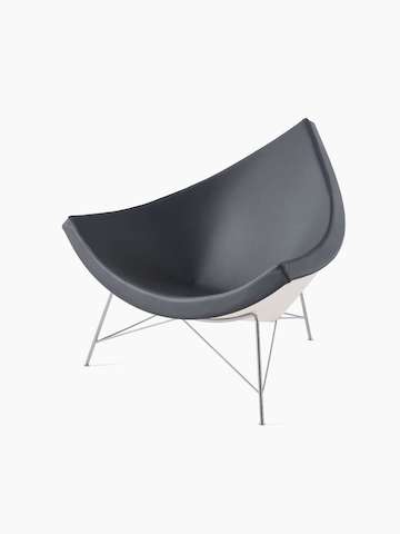 Black Nelson Coconut Lounge Chair. Select to go to the Nelson Coconut Lounge Chair product page.