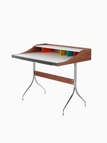 A Nelson Swag Leg Desk. Select to go to the Nelson Swag Leg Desk and Tables product page.