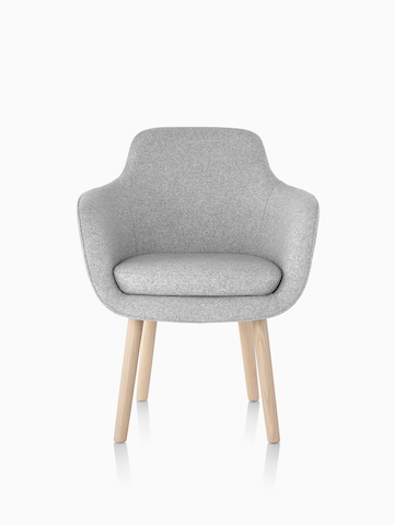 Light gray Saiba Side Chair.