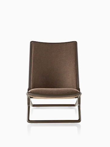 Brown Scissor Chair.