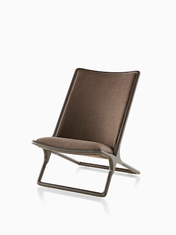 Brown Scissor Chair. Select to go to the Scissor Chair product page.
