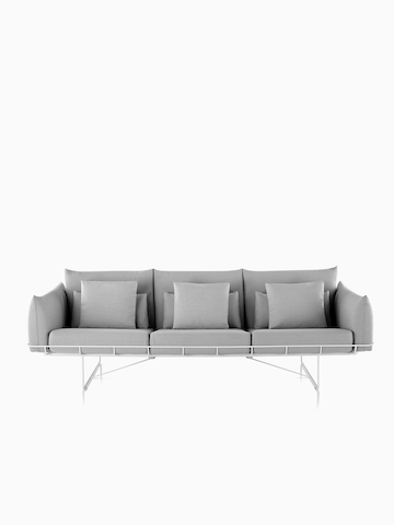 Gray Wireframe Sofa.