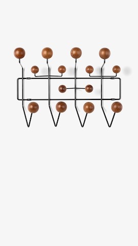 An Eames Hang-It-All for hanging storage. Select to see accent items available from the Herman Miller Store. 