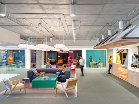 Designed by O+A, Cisco's San Francisco offices offer a varied 