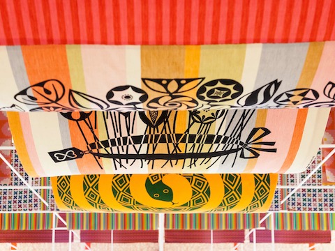 This banner was sewn by Girard for the 1975 Walker Art Center exhibit, 