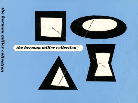 Herman Miller Collection catalog cover design by Irving Harper, 1948