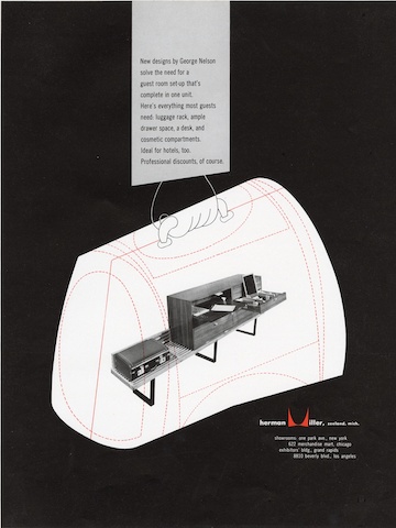 Print advertisement by Irving Harper for Herman Miller, 1949