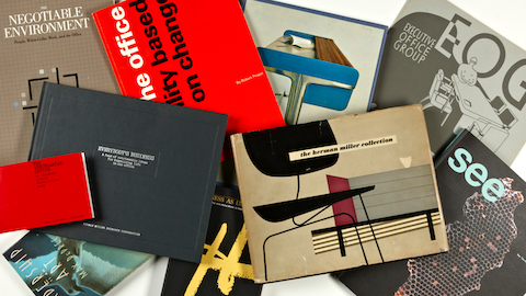 Samples of Herman Miller literature. Select to read an overview of Herman Miller's research into the changing landscape of work.