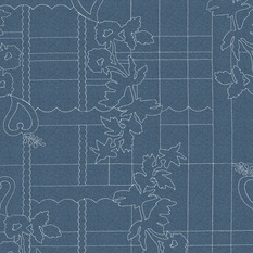 Layers Park by Hella Jongerius Indigo/White