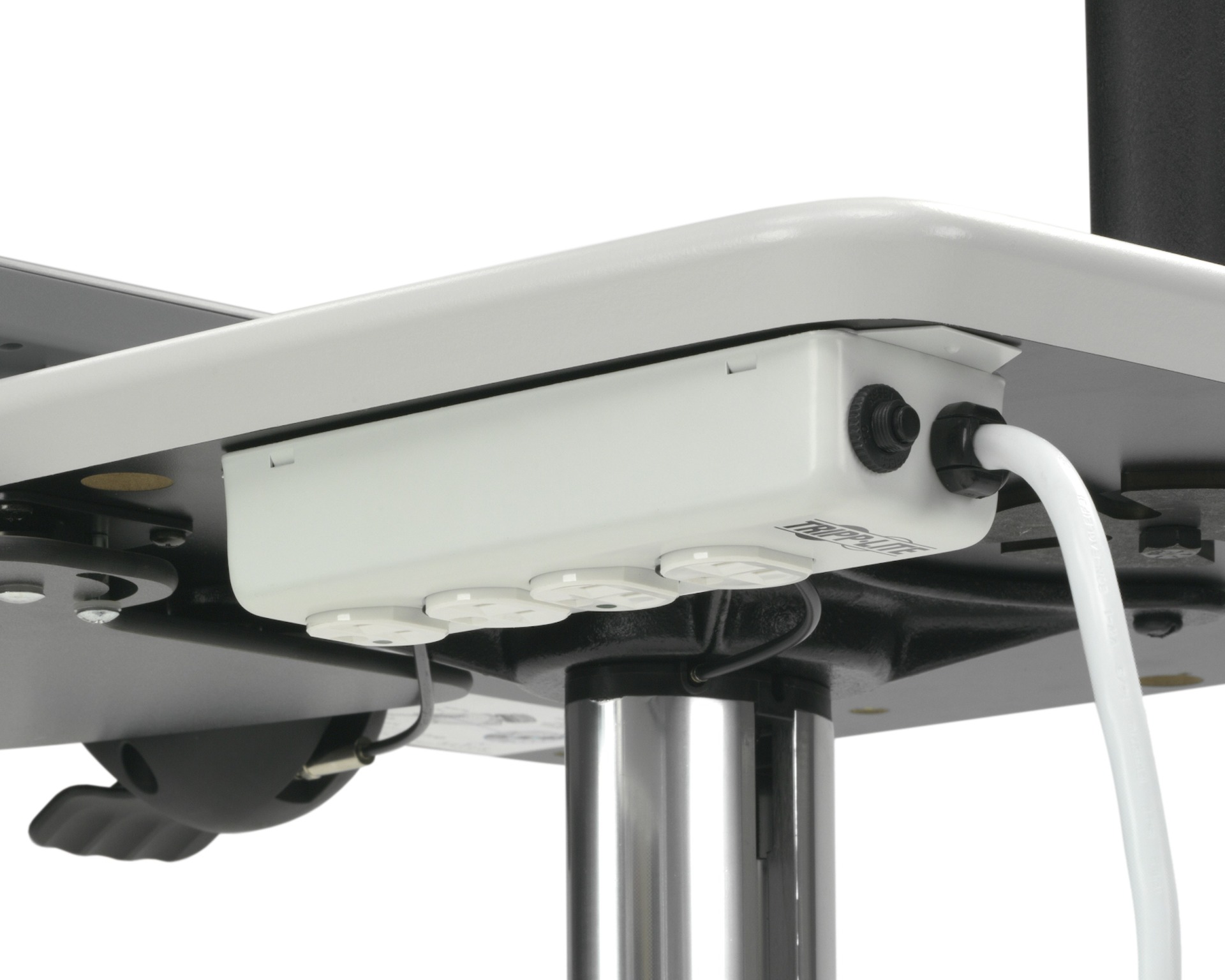 Power Strip on Mobile Technology Cart