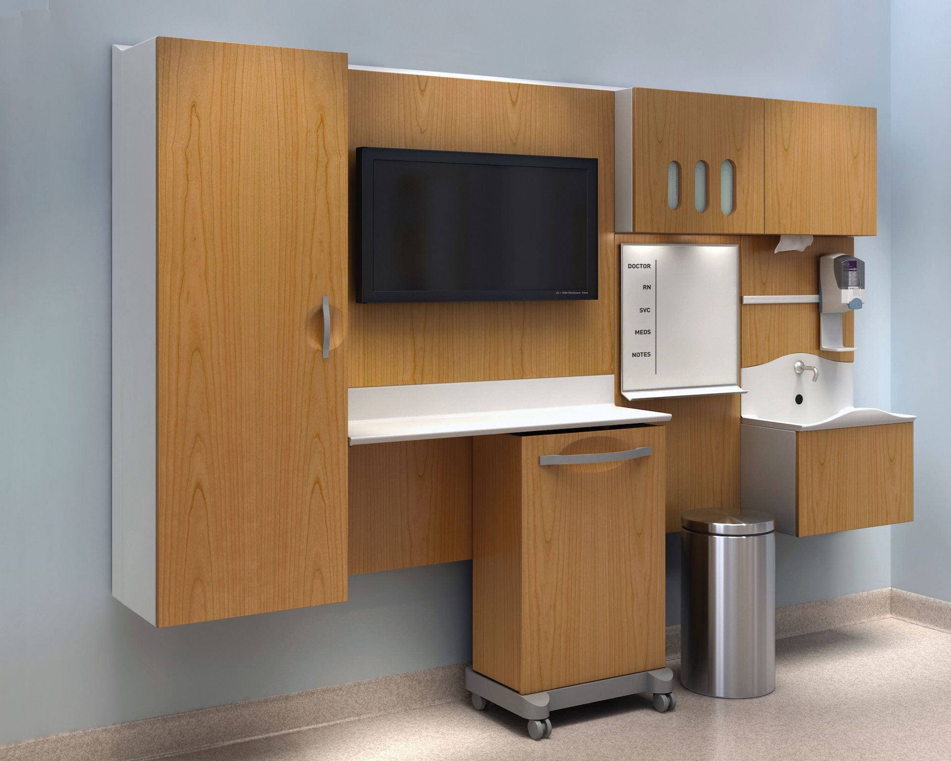 Patient Room with Compass System