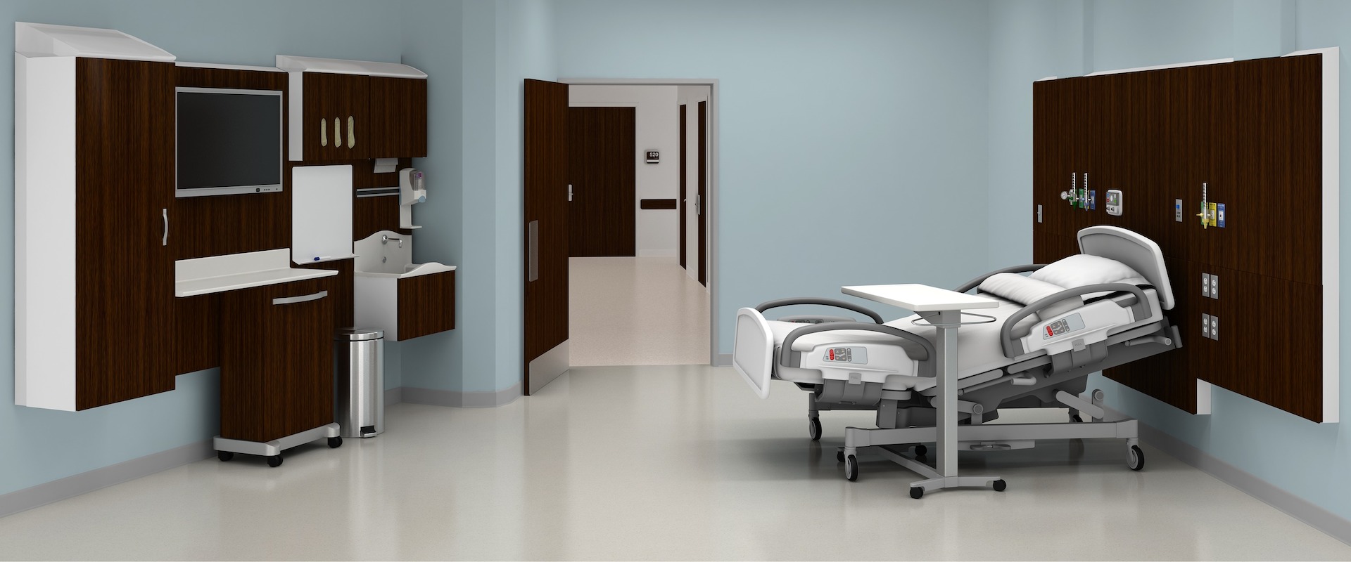 Patient Room with Compass System Herman Miller