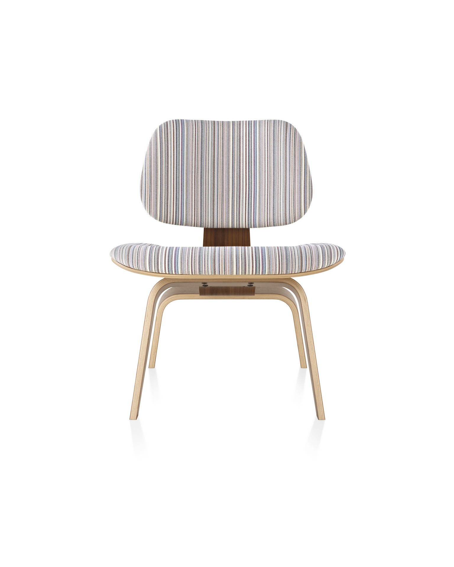 Eames Molded Plywood Lounge Chair, Upholstered - Herman Miller