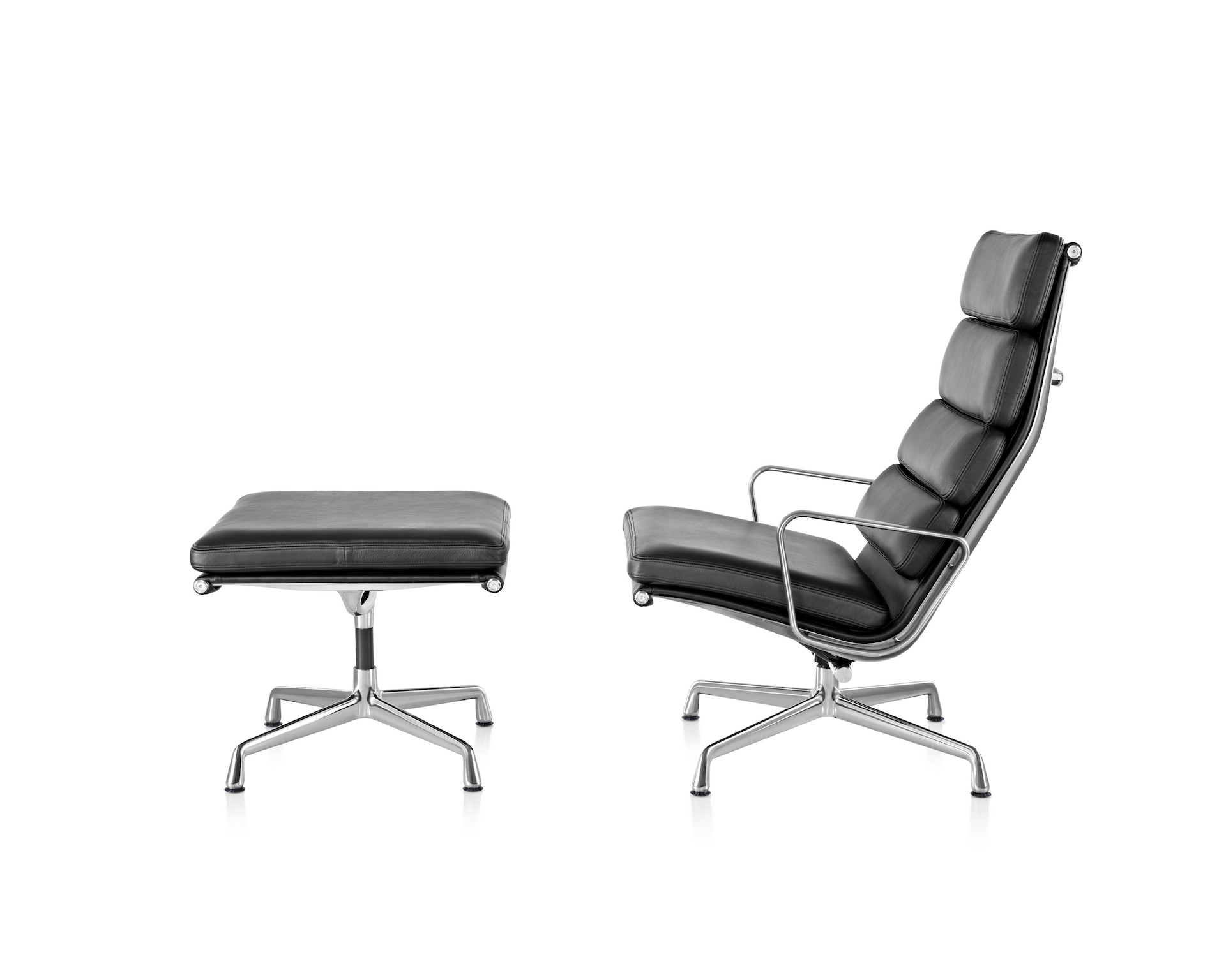 Eames Soft Pad Lounge Chair and Ottoman