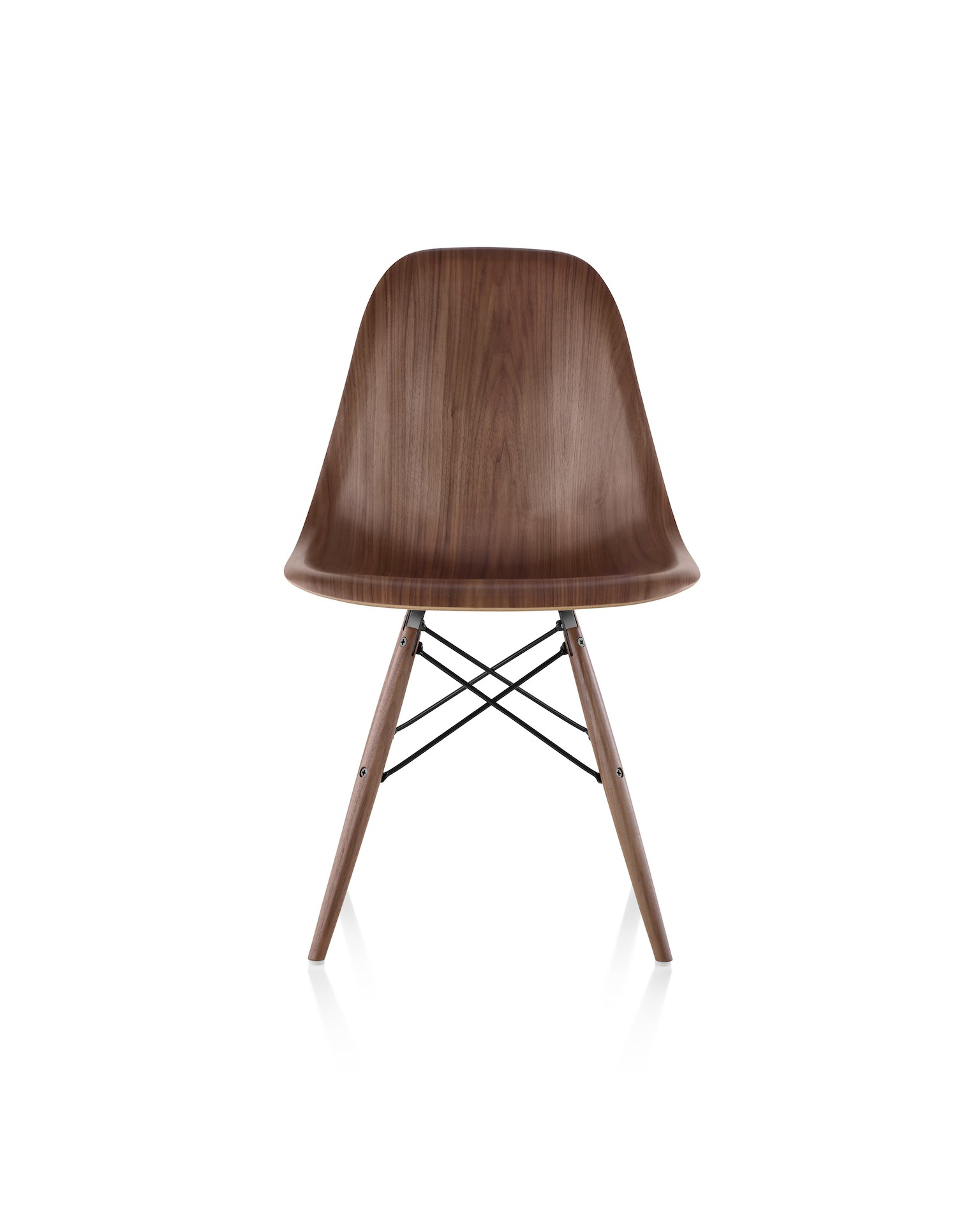 Eames Molded Wood Side Chair, Dowel Base