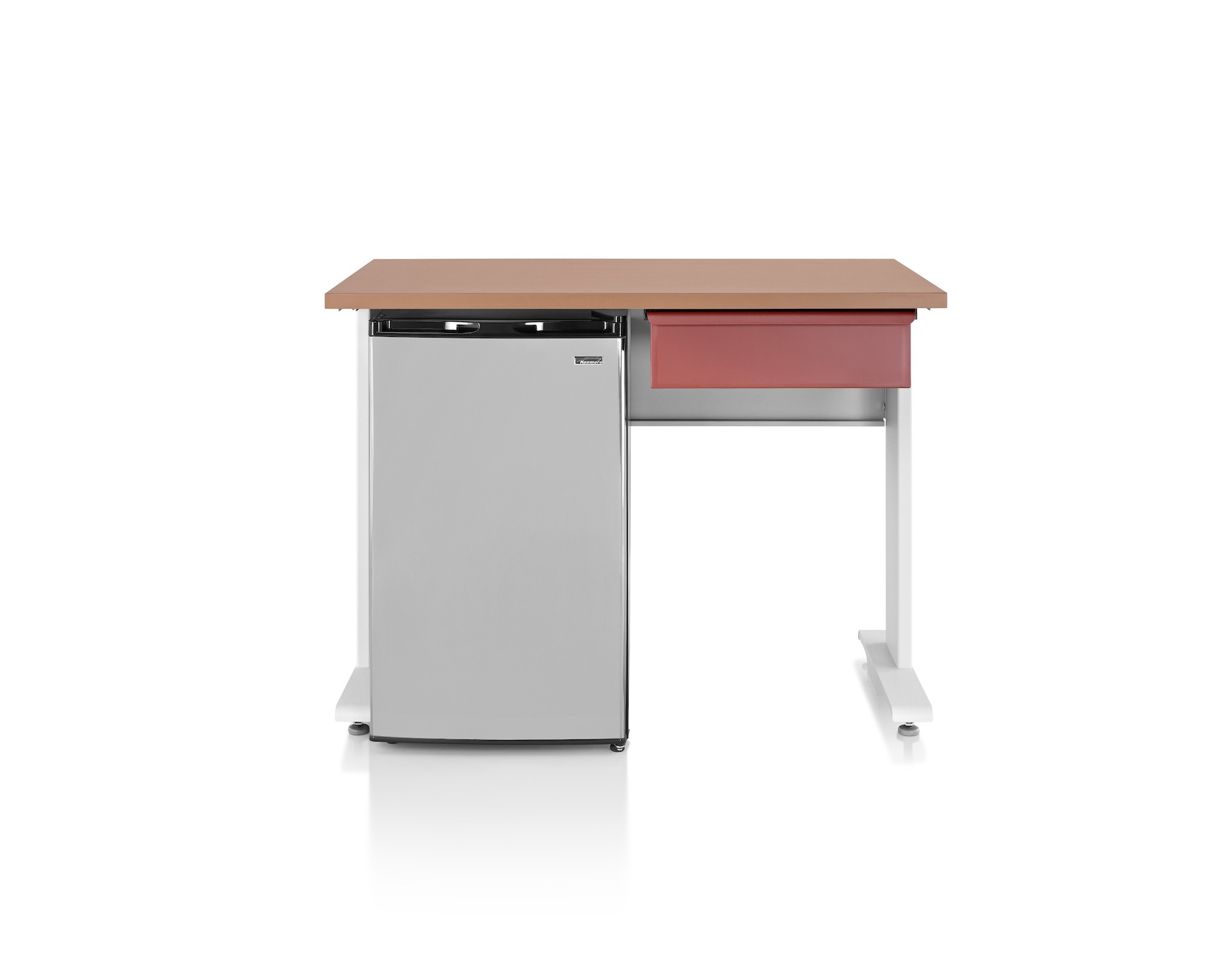 Co/Struc System, Lab Work Table with Refrigerator