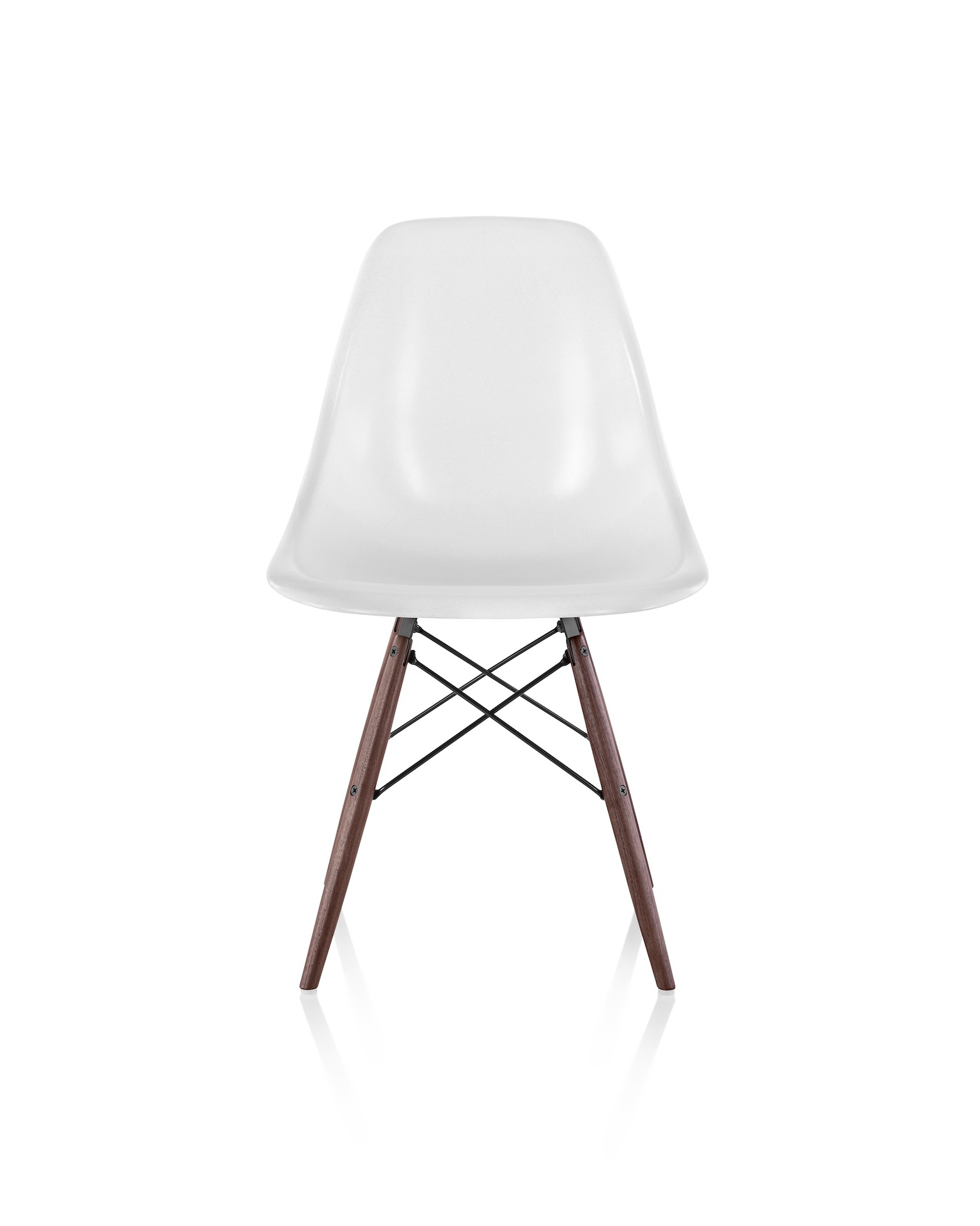 Eames Molded Fiberglass Side Chair, Dowel Base