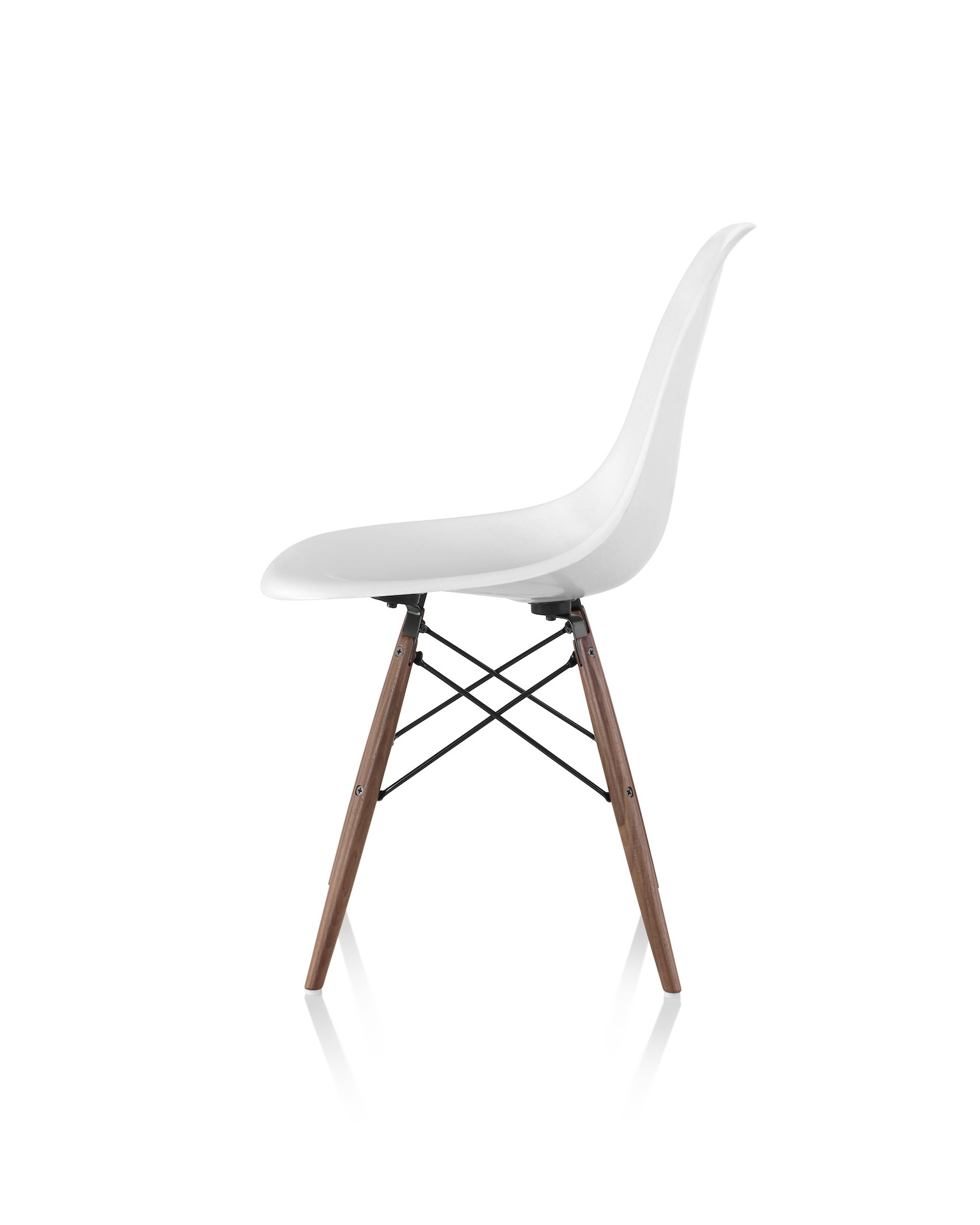 Eames Molded Fiberglass Side Chair, Dowel Base