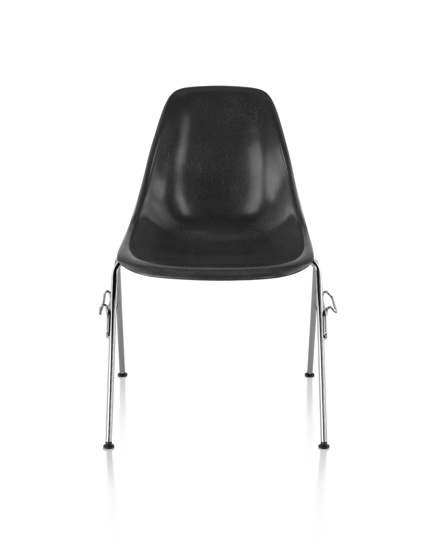 ハーマンミラー　イームズ　ファイバーグラス　Eames グレー イームズファイバーグラスシェル - ゲストチェア - ハーマンミラー