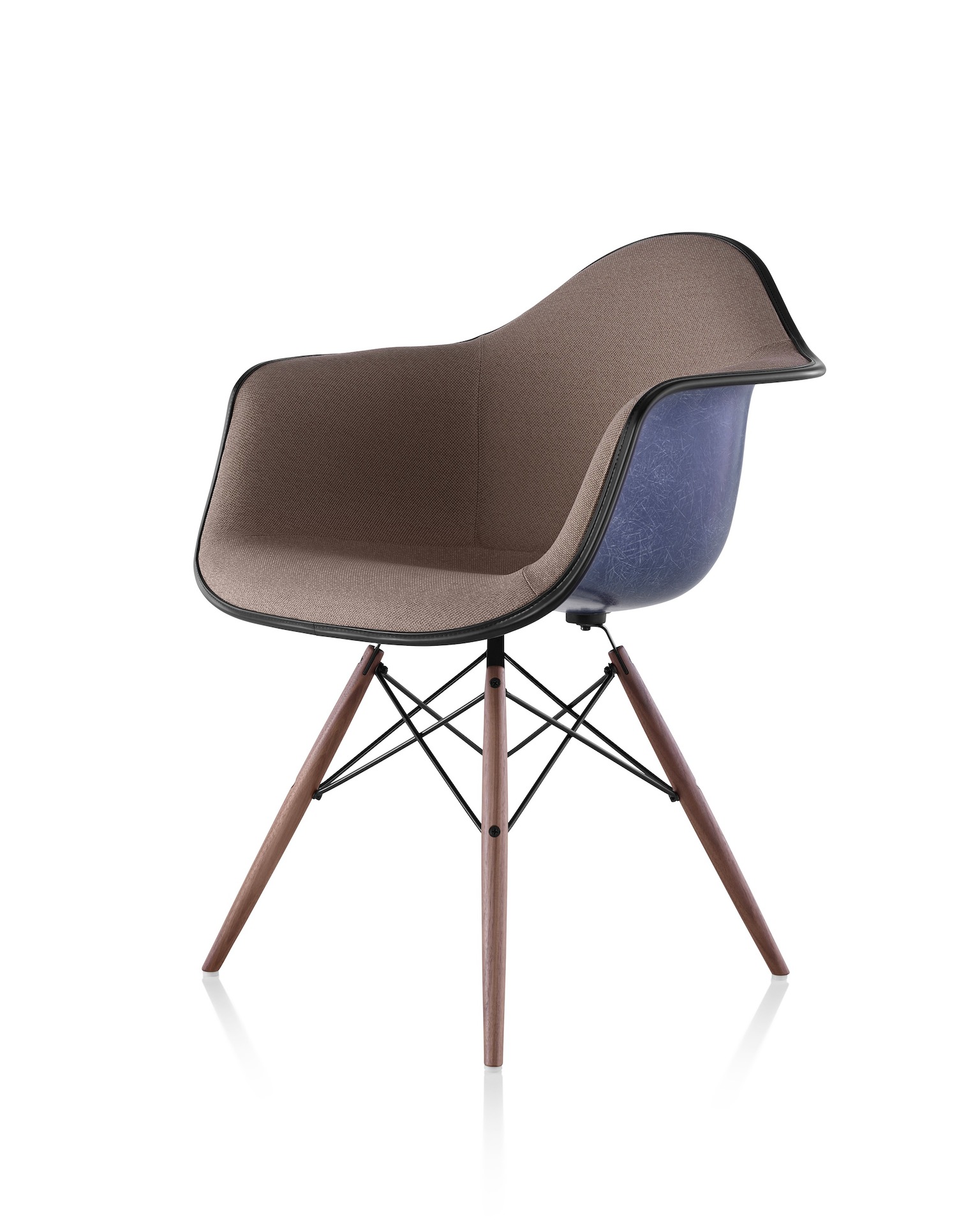 Eames Molded Fiberglass Armchair, Dowel Base - Herman Miller