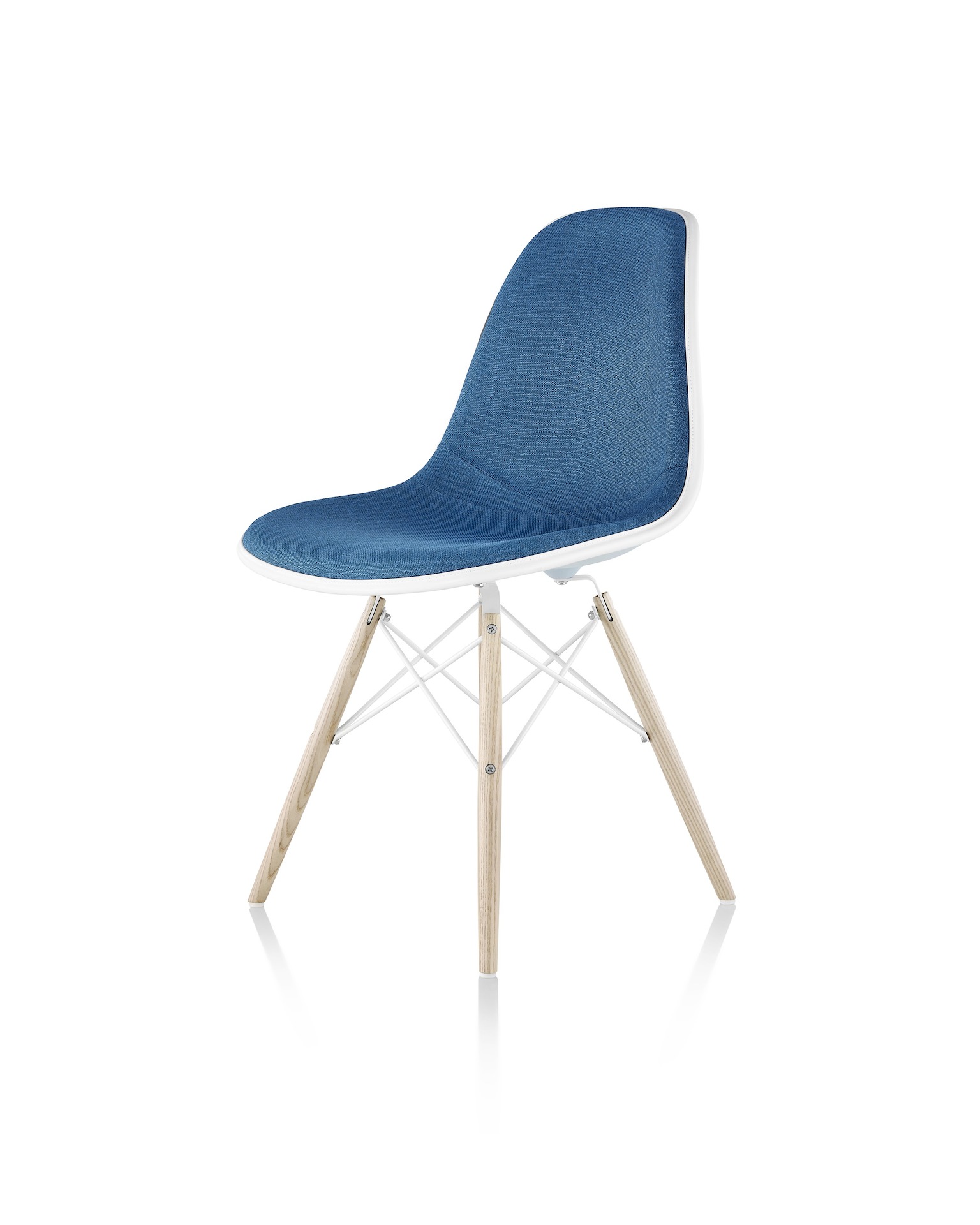Herman Miller Eames Molded Plastic Used Side Chair, Aqua Sky - National  Office Interiors and Liquidators