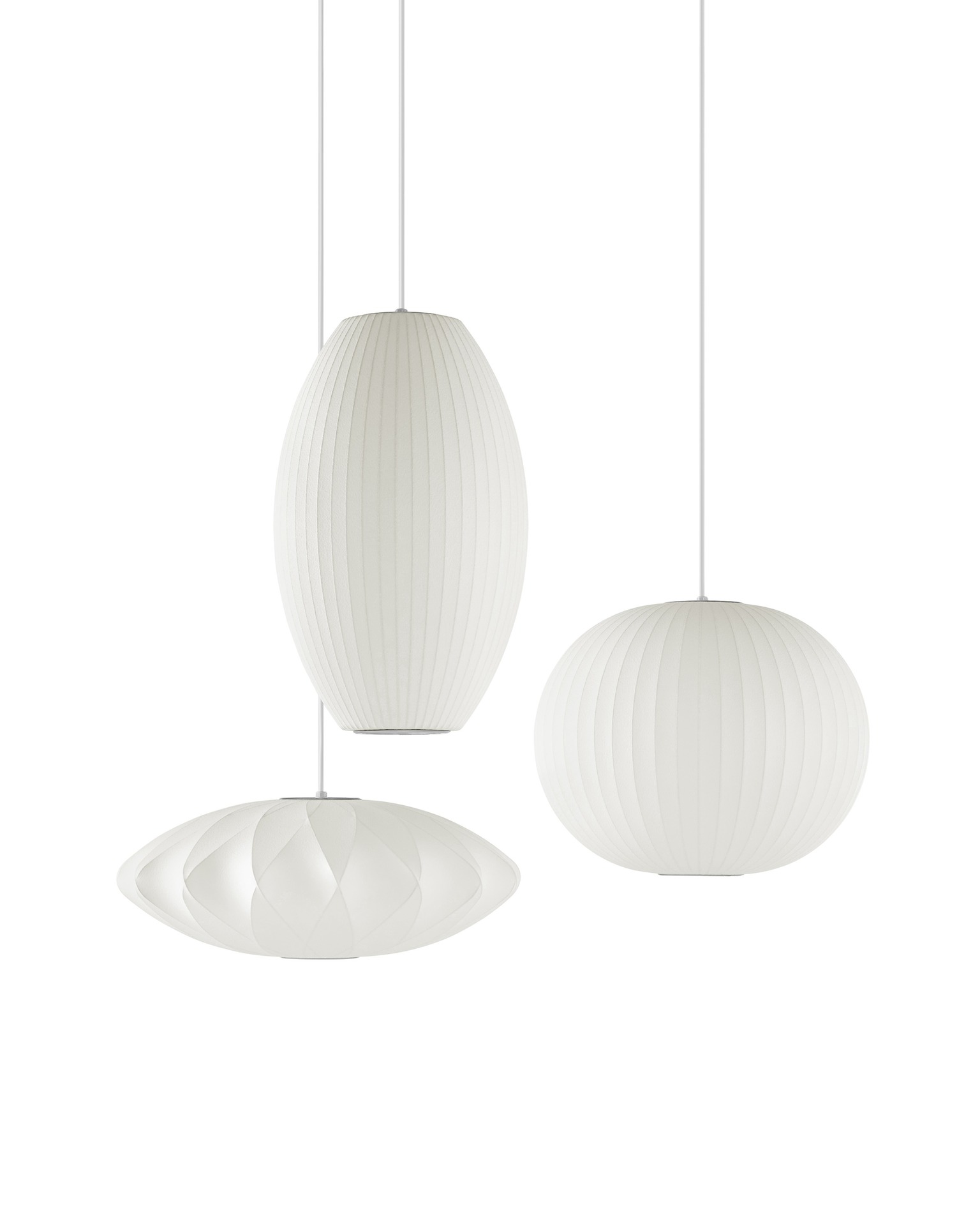 Nelson Triple Bubble Lamp Fixture Product Images - Accent Lighting