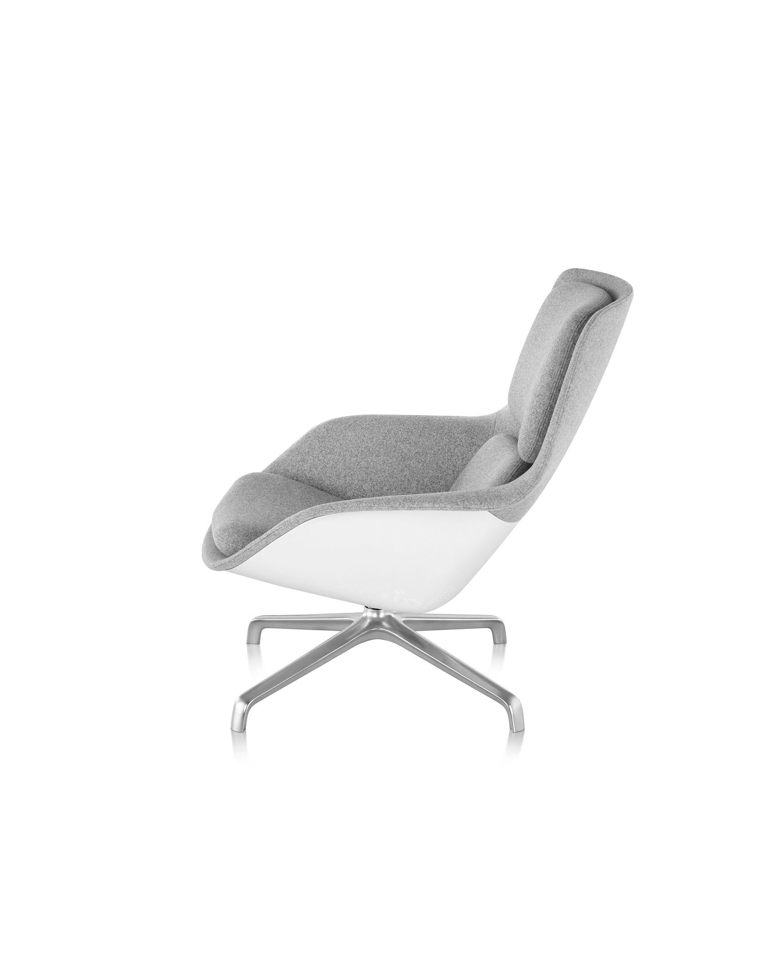 Striad Mid-Back Lounge Chair, Four-Star Base