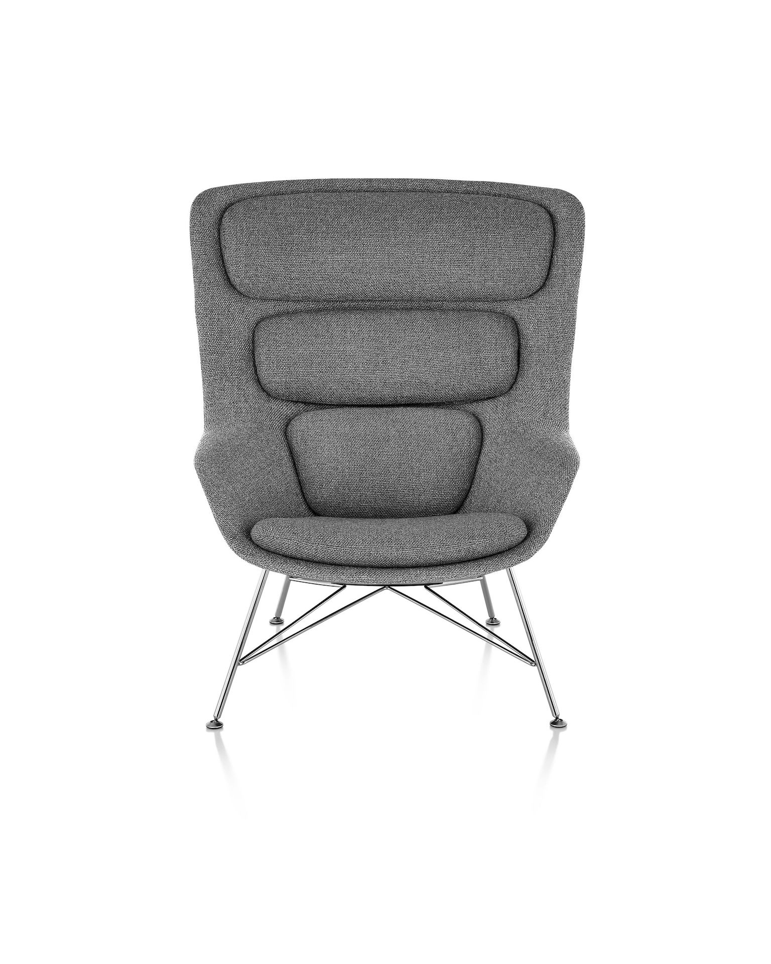 Striad Lounge Chair, Wire Base