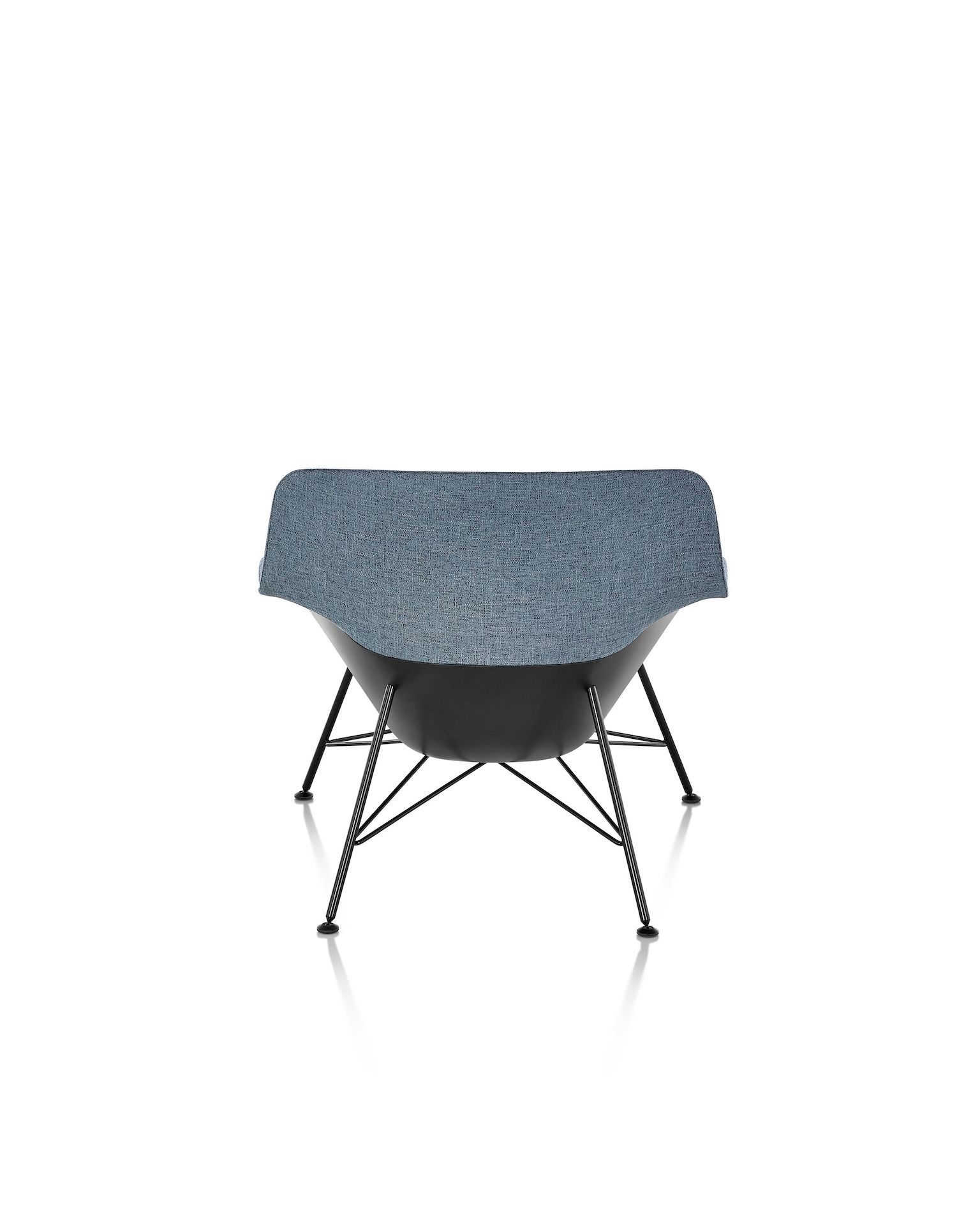 Striad Low-Back Lounge Chair, Wire Base