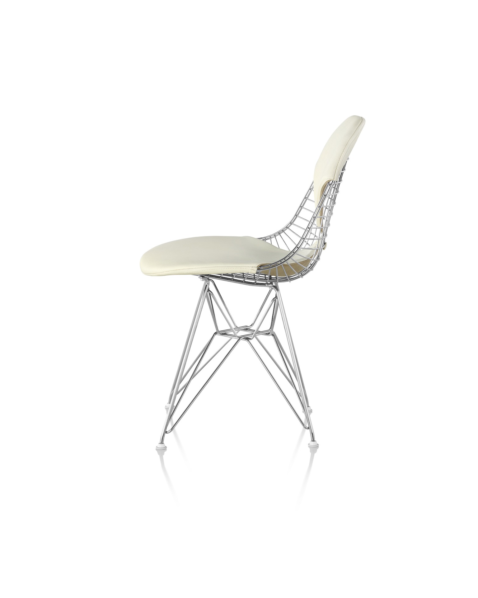 Eames Wire Chair, Bikini Pad Herman Miller