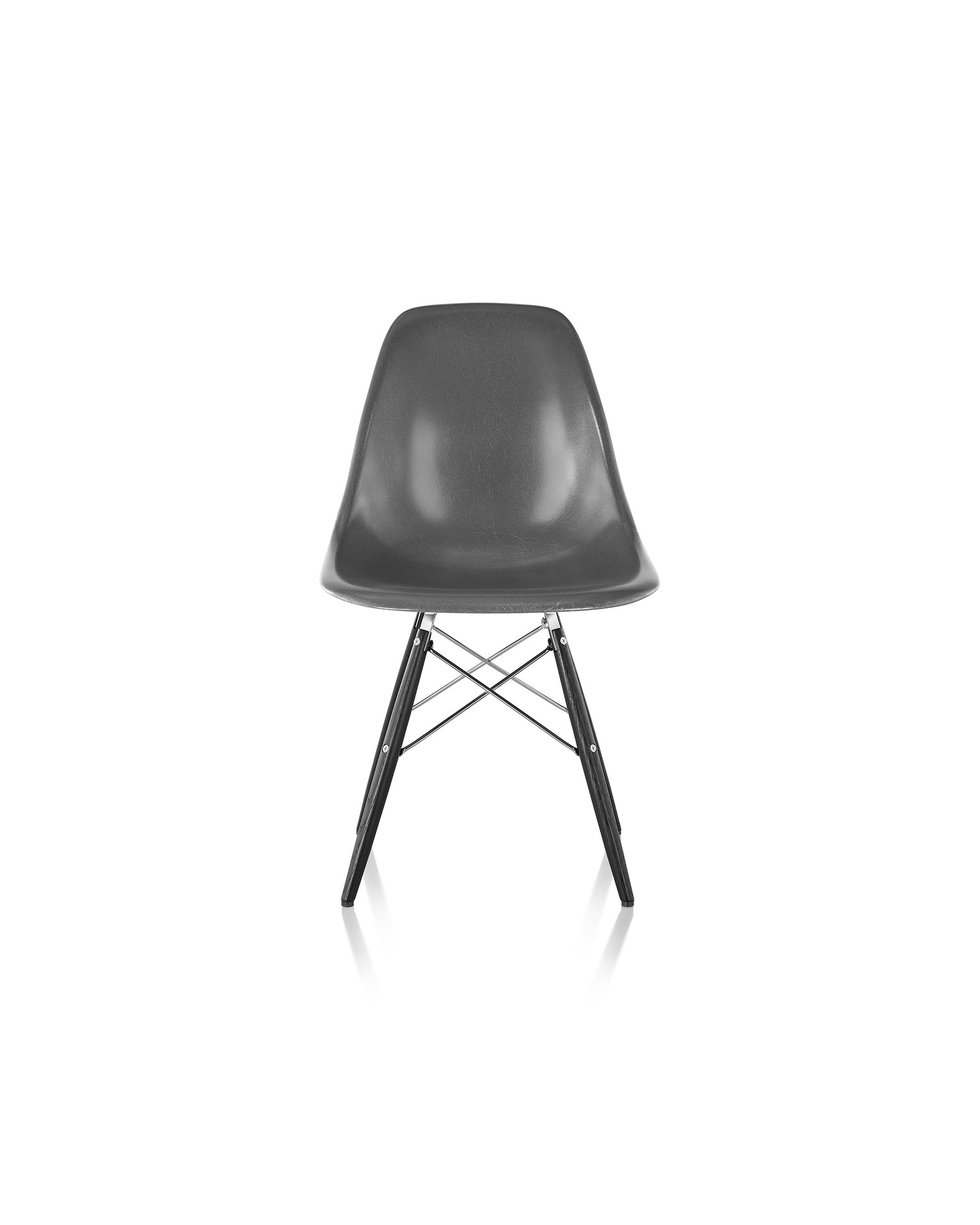 Eames Molded Fiberglass Chair, Dowel Base Herman Miller