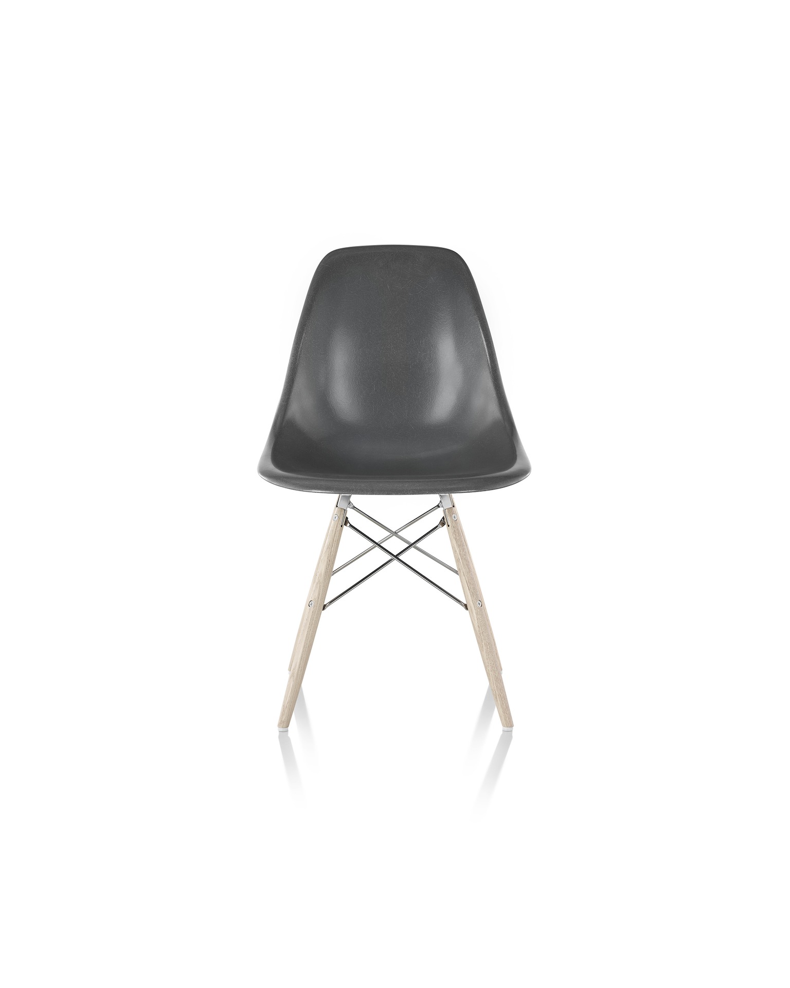 Eames Molded Fiberglass Chair, Dowel Base Herman Miller
