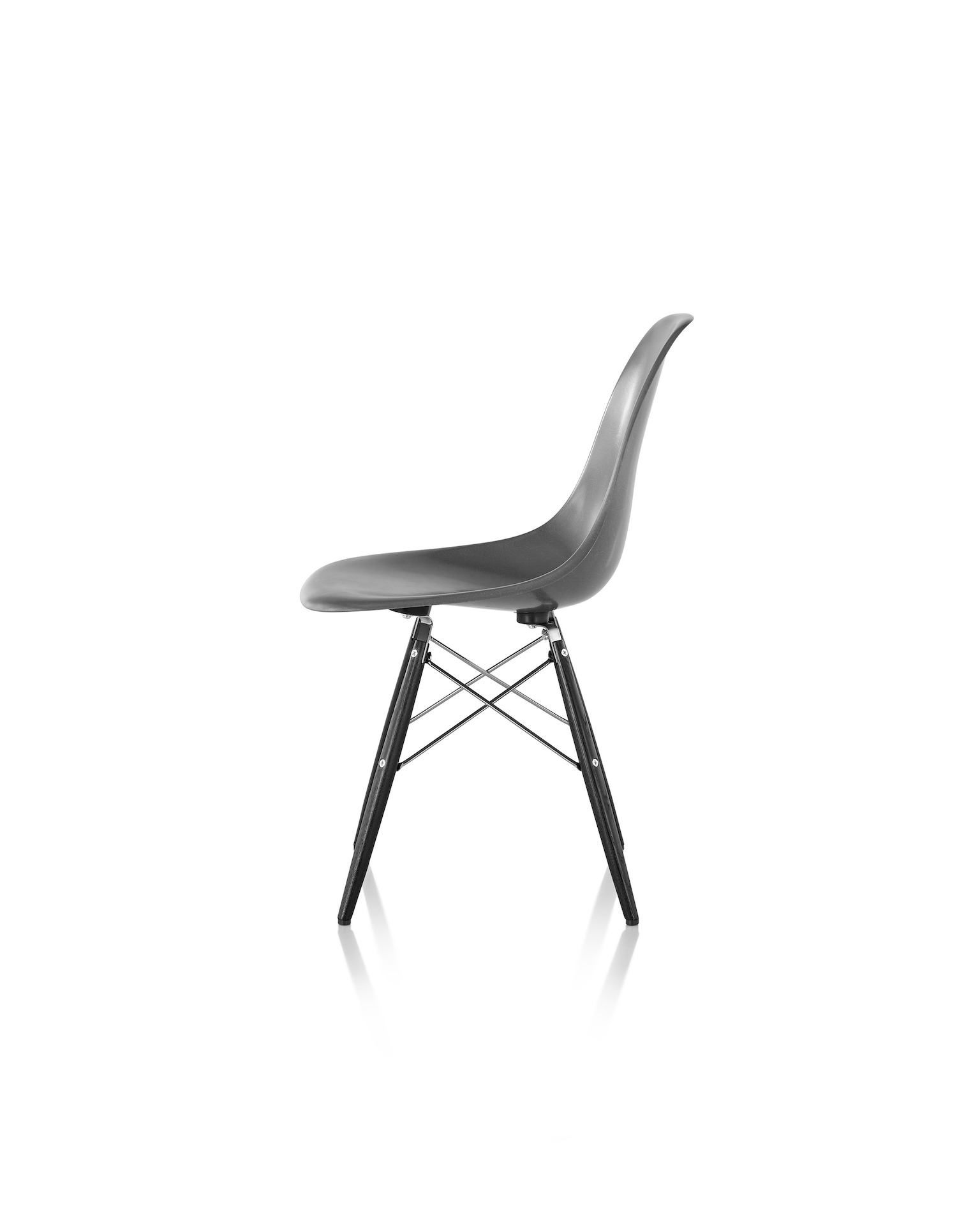 Eames Molded Fiberglass Chair, Dowel Base