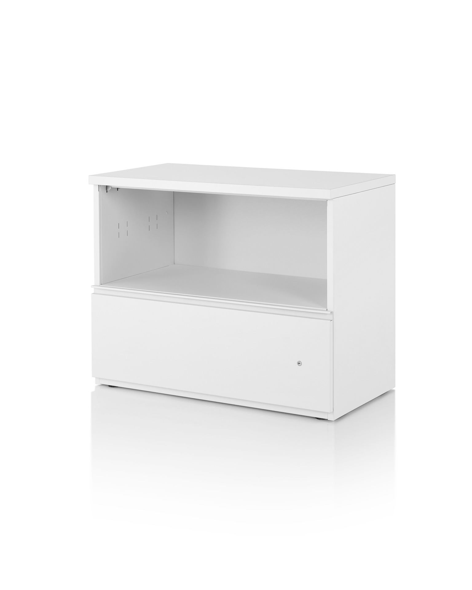 Tu Metal Lateral File with Open Shelf Herman Miller