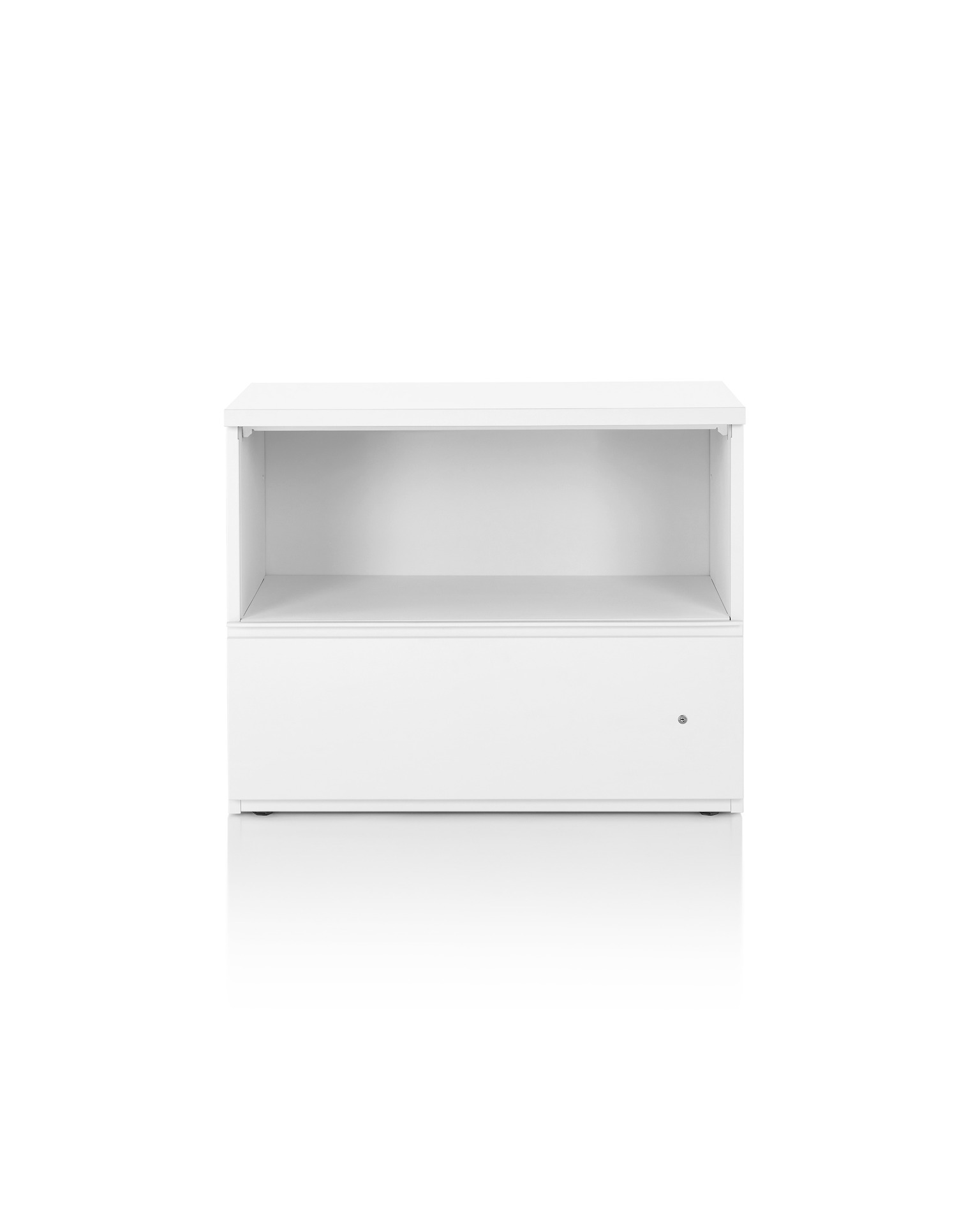 Tu Metal Lateral File with Open Shelf