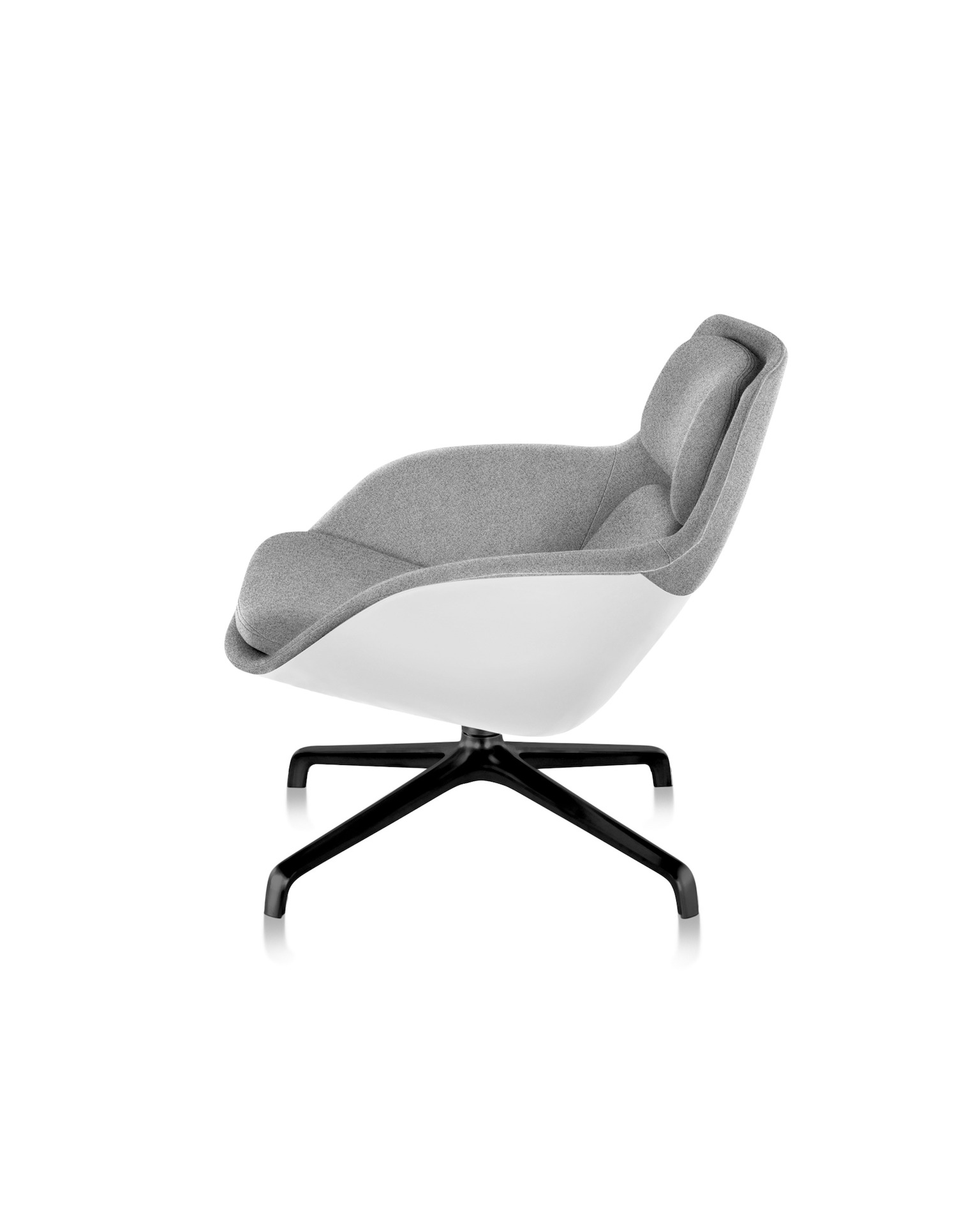 Striad Low-Back Lounge Chair, Four Star Base