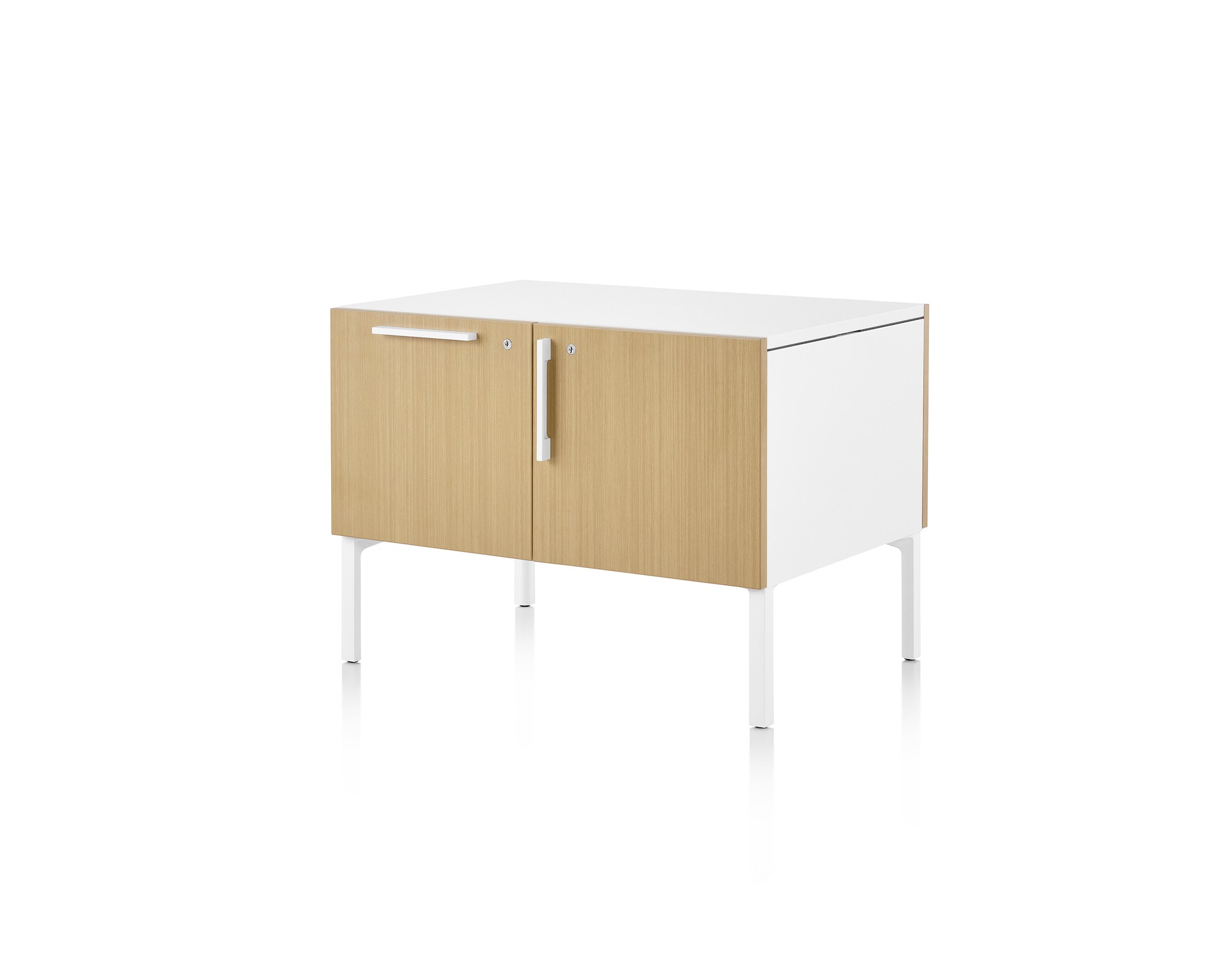 Tu Wood Credenza, 8 Base Herman Miller