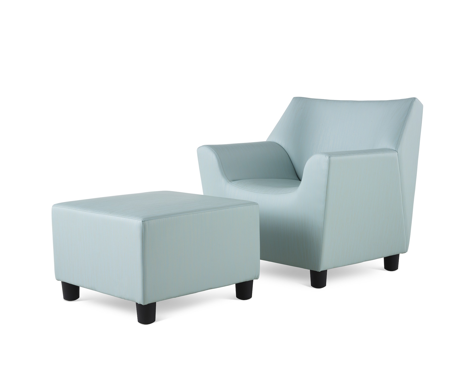 Swoop Club Chair and Ottoman Herman Miller