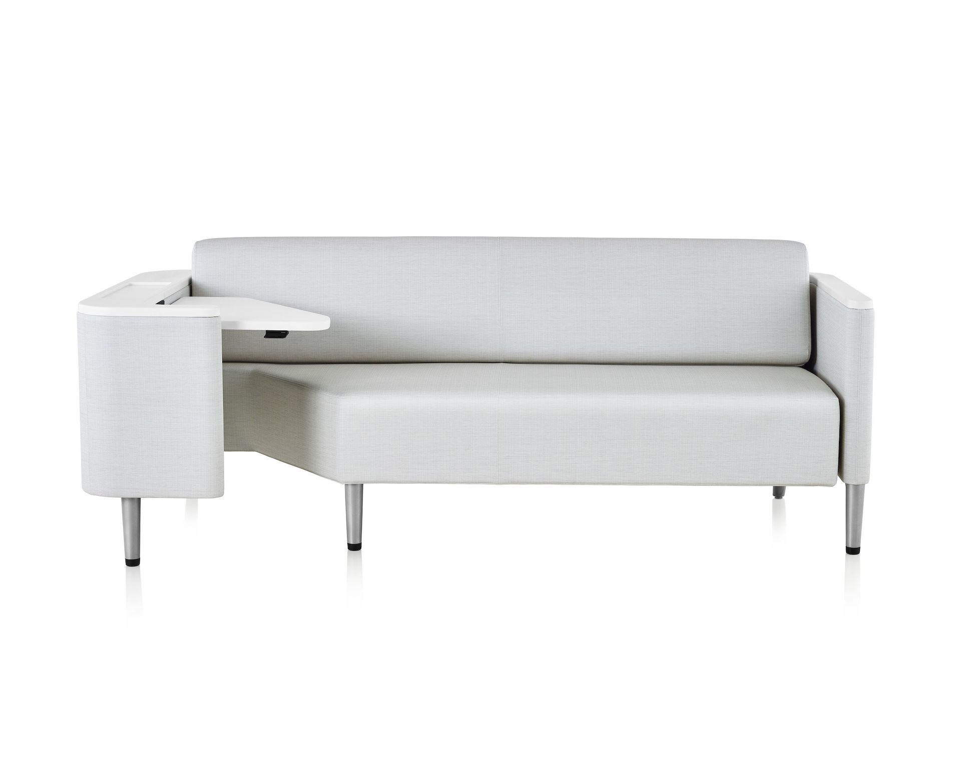 Front view of Palisade Flop Sofa on white sweep.