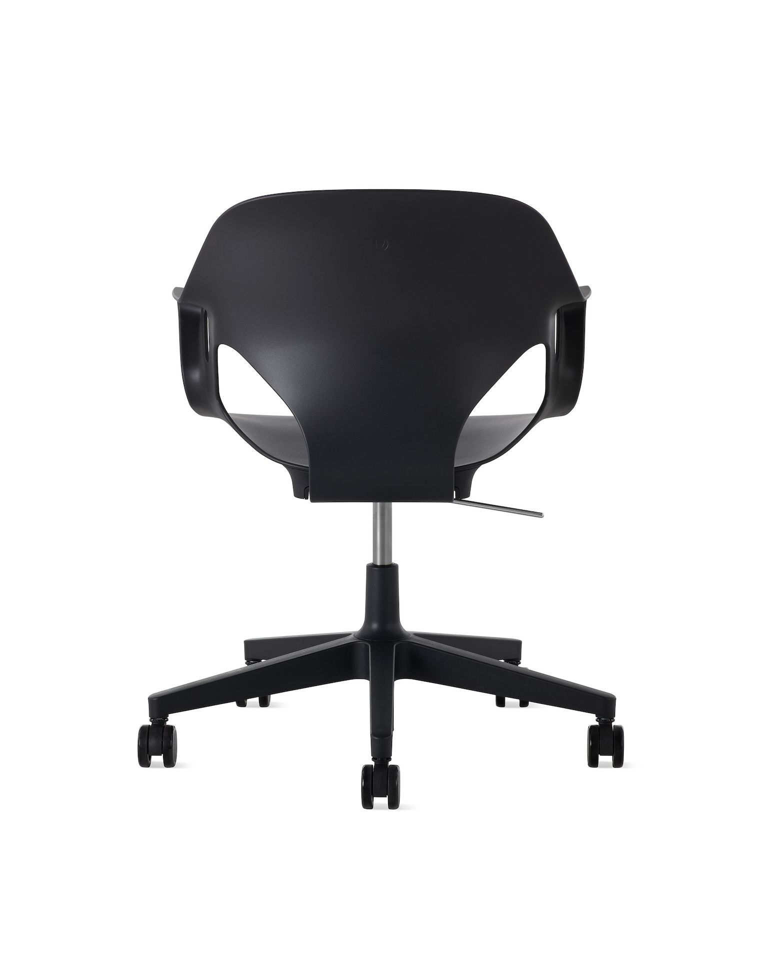 むに Arm chair ② Zeph Chair, Black Fixed Arms - Herman Miller
