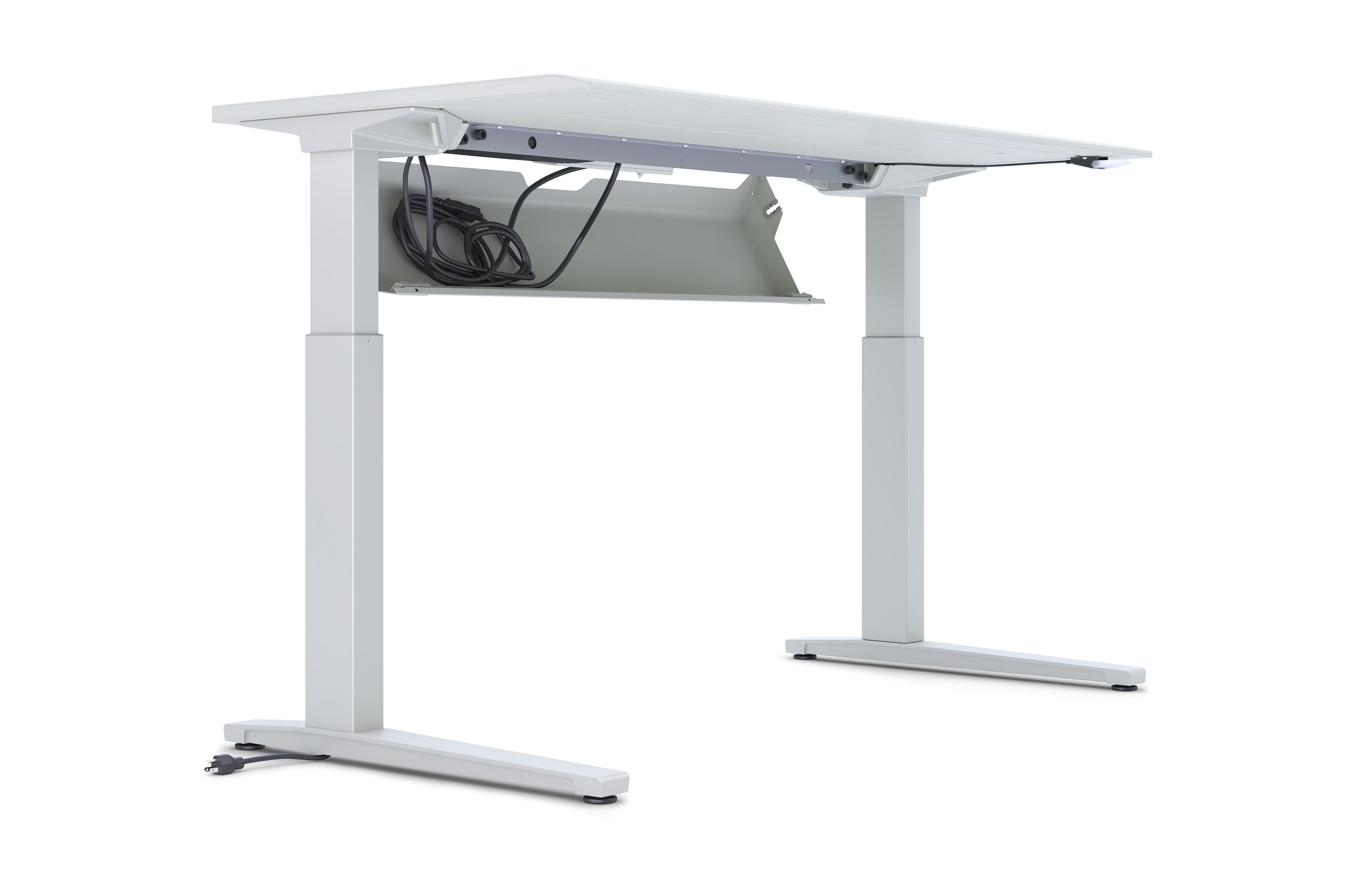 Sit stand discount cable management