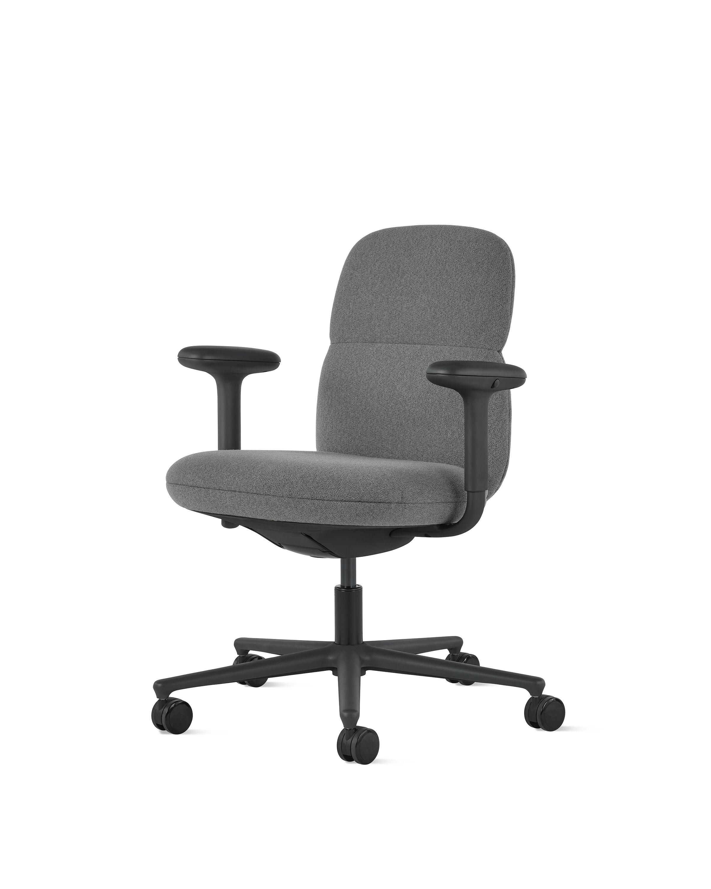 Asari Chair, Mid-Back, Graphite - Herman Miller